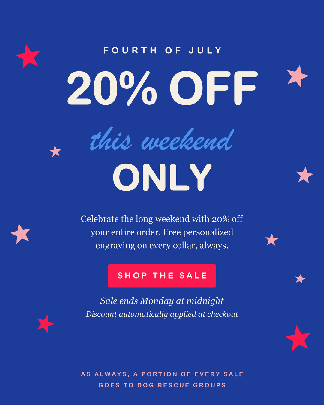 4th of july sale